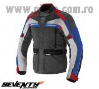 Geaca (jacheta) barbati Racing Seventy vara/iarna model SD-JT43 culoare: gri/rosu/albastru – marime: 5XL